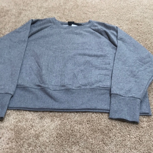 NWT! NIKE Dri Fit grey long sleeve size 1X sweatshirt - Picture 3 of 8